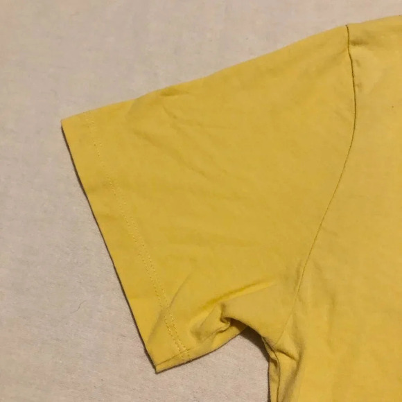 Zara Size Small Tip Here Pocket Shirt Yellow Cler Pocket Tshirt - Picture 12 of 16
